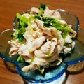 麻's cooksnap of when they made ミツバたっぷり豚しゃぶサラダ.