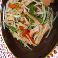 marimariキッチン's cooksnap of when they made ✿もやしとソーセージの中華炒め✿.