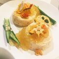 kaho2926's cooksnap of when they made 海老のムース・コンソメゼリー添え.