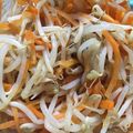 punitaan's cooksnap of when they made レンジで簡単!にんじんともやしのナムル♡.