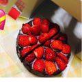 リーコッコー's cooksnap of when they made 焼かないチョコレートタルト.
