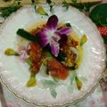ちび姫ちゃん's cooksnap of when they made サーモン＆オクラのチコリBパプリカサルサ.