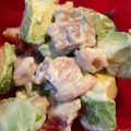 太郎と花子と私's cooksnap of when they made 簡単！鶏肉とアボカドの柚子胡椒あえ.