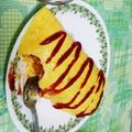 のんたゃ's cooksnap of when they made チキンライスが絶品！簡単オムライス♪.