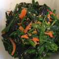 miho☆0217's cooksnap of when they made ☆ほうれん草の海苔ゴマ和え☆.