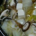 クック9FBYLP☆'s cooksnap of when they made 簡単和食♪豆腐と白菜 なめこの白だし煮！.