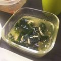 雨です's cooksnap of when they made [韓国料理]濃くあるわかめスープ.