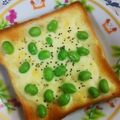 メタルマリオ's cooksnap of when they made 枝豆チーズトースト.