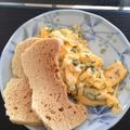猫リン's cooksnap of when they made ディルのスクランブルエッグ☆サーモン添え.
