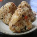 natio's cooksnap of when they made 10min.鶏そぼろの五目炊き込みご飯.