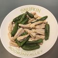 笑い猫510's cooksnap of when they made やげん軟骨とししとうの炒め.