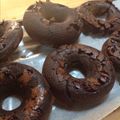 yochiのしっぽ's cooksnap of when they made 豆腐とHMでダブルチョコ焼きドーナッツ♥.