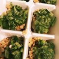 りりりりちゃん's cooksnap of when they made 【離乳食中期】オクラ納豆.