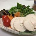 にーほ's cooksnap of when they made 材料3つ！炊飯器で超簡単しっとり胸肉ハム.