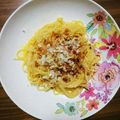 aya__417's cooksnap of when they made 和風カルボナーラ.