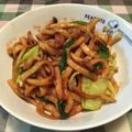 izoopu's cooksnap of when they made 焼肉のタレで濃厚焼きうどん.