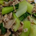 みにちえ's cooksnap of when they made 豚肉とチンゲン菜のきのこたっぷり炒め.