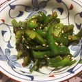 moriichi's cooksnap of when they made ピーマンと大葉の炒め煮.