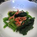 ジョングレ's cooksnap of when they made 干し海老入り♪ほうれん草のおひたし.