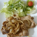 つぼみの's cooksnap of when they made 減塩塩こうじ使用！豚の生姜焼き.