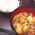 Rio♡Cafe's cooksnap of when they made 簡単♪旨い！鶏肉で☆肉じゃが☆カレー風味.