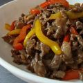 PopR's cooksnap of when they made 牛肉とピーマンのオイスターソース炒め.