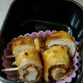 えみーやた's cooksnap of when they made 節約おかず♡ちくわと油揚げのクルクル巻き.