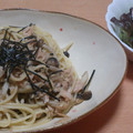 新米べべ's cooksnap of when they made 簡単♪ ツナとしめじの和風パスタ.