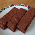 ばく★ちく's cooksnap of when they made *。゜スティックチョコケーキ゜。*.