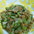 momo634's cooksnap of when they made ◇大根葉などの青菜と納豆の柚子胡椒和え◇.