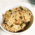 ママ25ヶ月☆'s cooksnap of when they made 炊飯器一つで☆簡単かぶの葉ご飯.