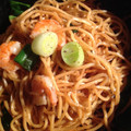 ＯＲＩＳＡＮ's cooksnap of when they made ネギと海老の塩焼きそば★.