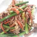ティラナ's cooksnap of when they made ニンニクの芽と牛肉のプルコギ風.