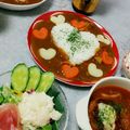 ＊すずたろ＊'s cooksnap of when they made こくまろハートいっぱいカレー.