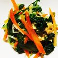 かまめ♪'s cooksnap of when they made 水菜レタスの梅納豆和え.