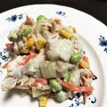 クックｕち's cooksnap of when they made サトイモとツナの デリ サラダ.