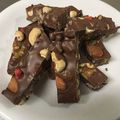 kokia209's cooksnap of when they made ナッツとフルーツのチョコバー.
