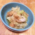 mikutasu's cooksnap of when they made キャベツと油あげの煮浸し.