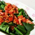 あちゃっぴー☆'s cooksnap of when they made ほうれん草とベーコンのホットサラダ.