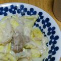 daajare's cooksnap of when they made 豚とキャベツとしめじのみそミルク煮.