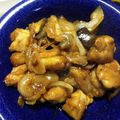chamamaz's cooksnap of when they made 鶏肉と茄子と玉ねぎのニンニク味噌炒め.
