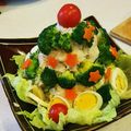 ume姉さん's cooksnap of when they made ポテトサラダでクリスマスツリー.