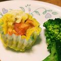ドーナツパンダ's cooksnap of when they made 電子レンジで♪簡単♪卵とトマトのココット.