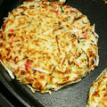crystaI's cooksnap of when they made 節約♪もやしのお好み焼き.