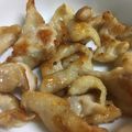 moon314's cooksnap of when they made 簡単おつまみ！安くてうまい鶏皮カリカリ焼.
