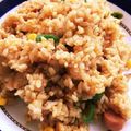 まめしばLOVE's cooksnap of when they made 簡単★ジャンバラヤ風炒飯★.