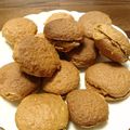 haturi's cooksnap of when they made ♥カフェオレマロンクリームサンドブッセ♥.