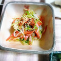 ＴＯＭＯＷＡＴ's cooksnap of when they made 簡単‼大根と豆苗の酢の物.