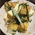 harutama's cooksnap of when they made 厚揚げの薬味合え。もう一品おつまみに.