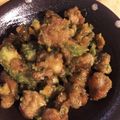 ちぃ−ち−chan's cooksnap of when they made 鶏軟骨とアボカドの照り焼きわさび炒め.